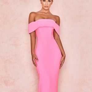 House of CB Shelby pink dress